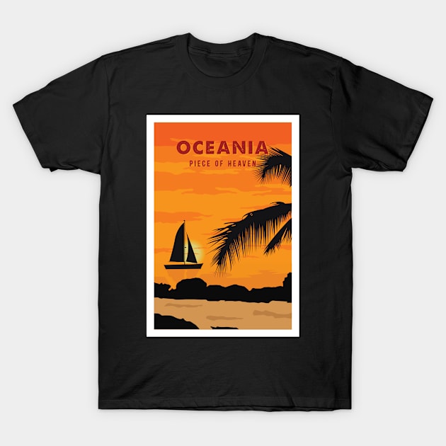 Oceania sunset T-Shirt by NeedsFulfilled